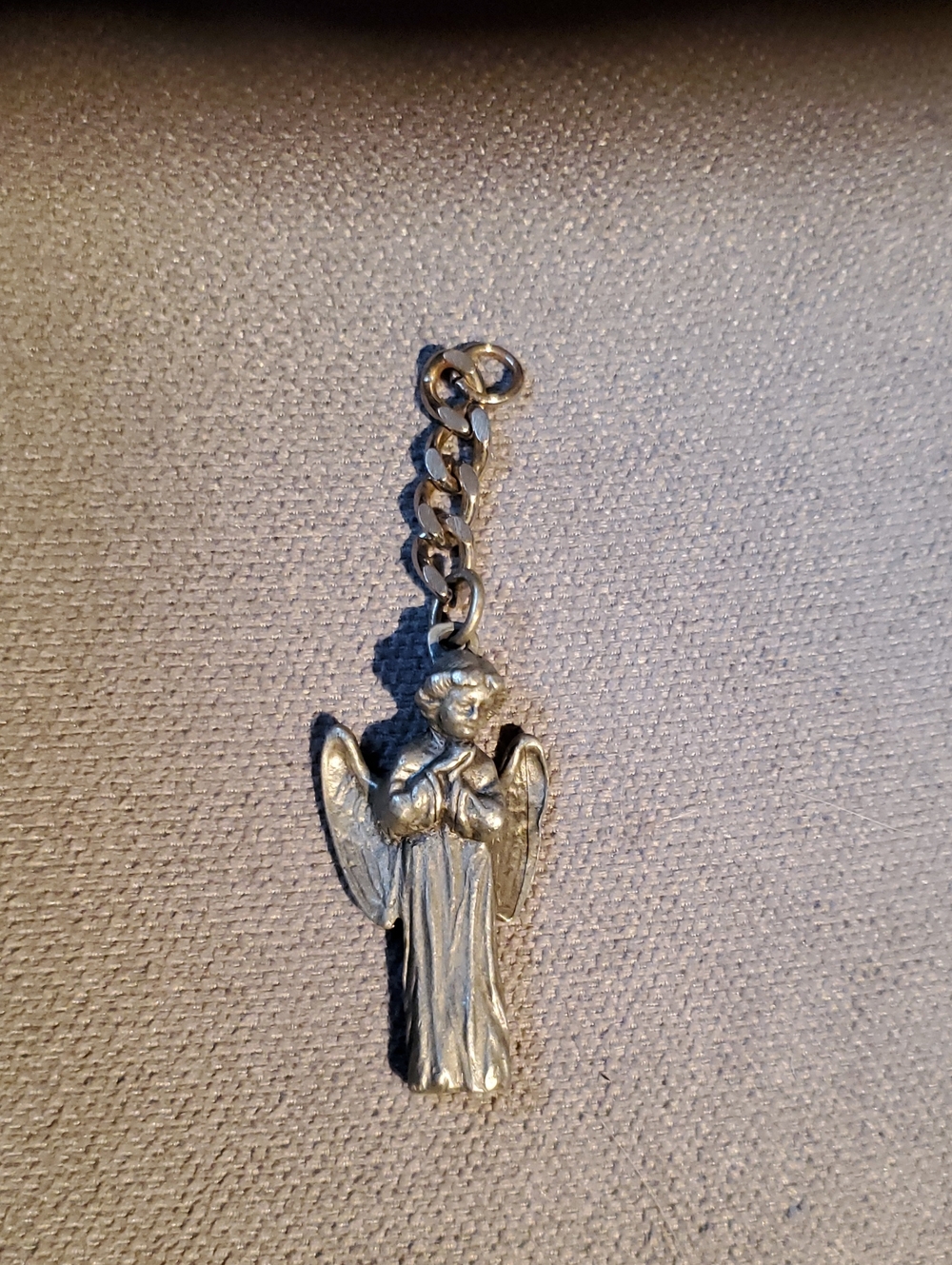 Silver Angel Pendant Charm - Silver Women's Jewelry